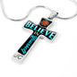 Believe in Yourself - Basketball - Cross Necklace