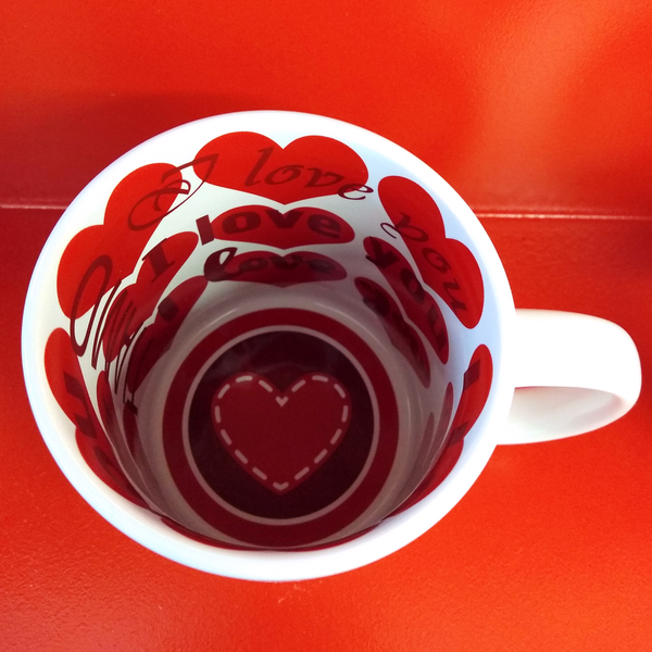 Love Mug With Text on the Inside