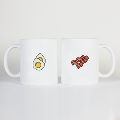 Breakfast Themed Mug Set