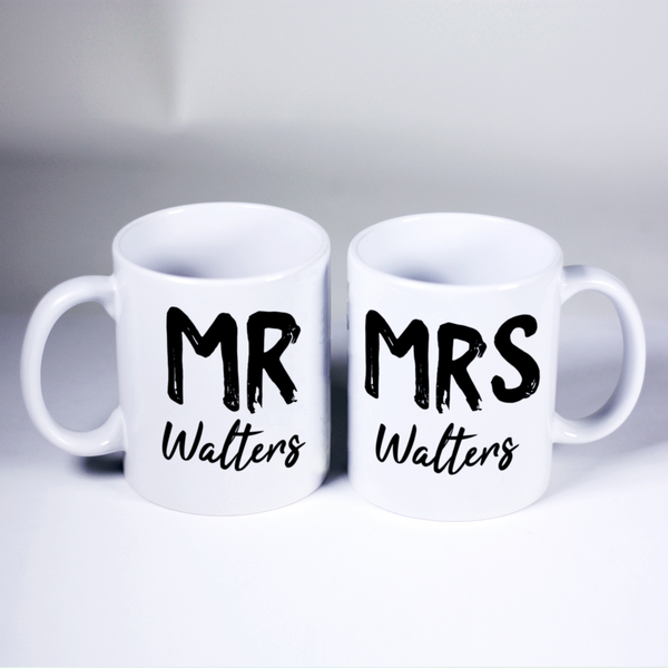 Customize Mr & Mrs Hot Cocoa Mugs