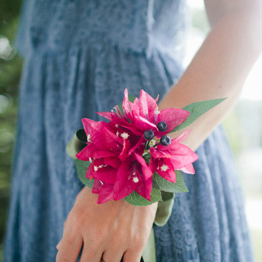 Orchid Fantasy Wrist Corsage