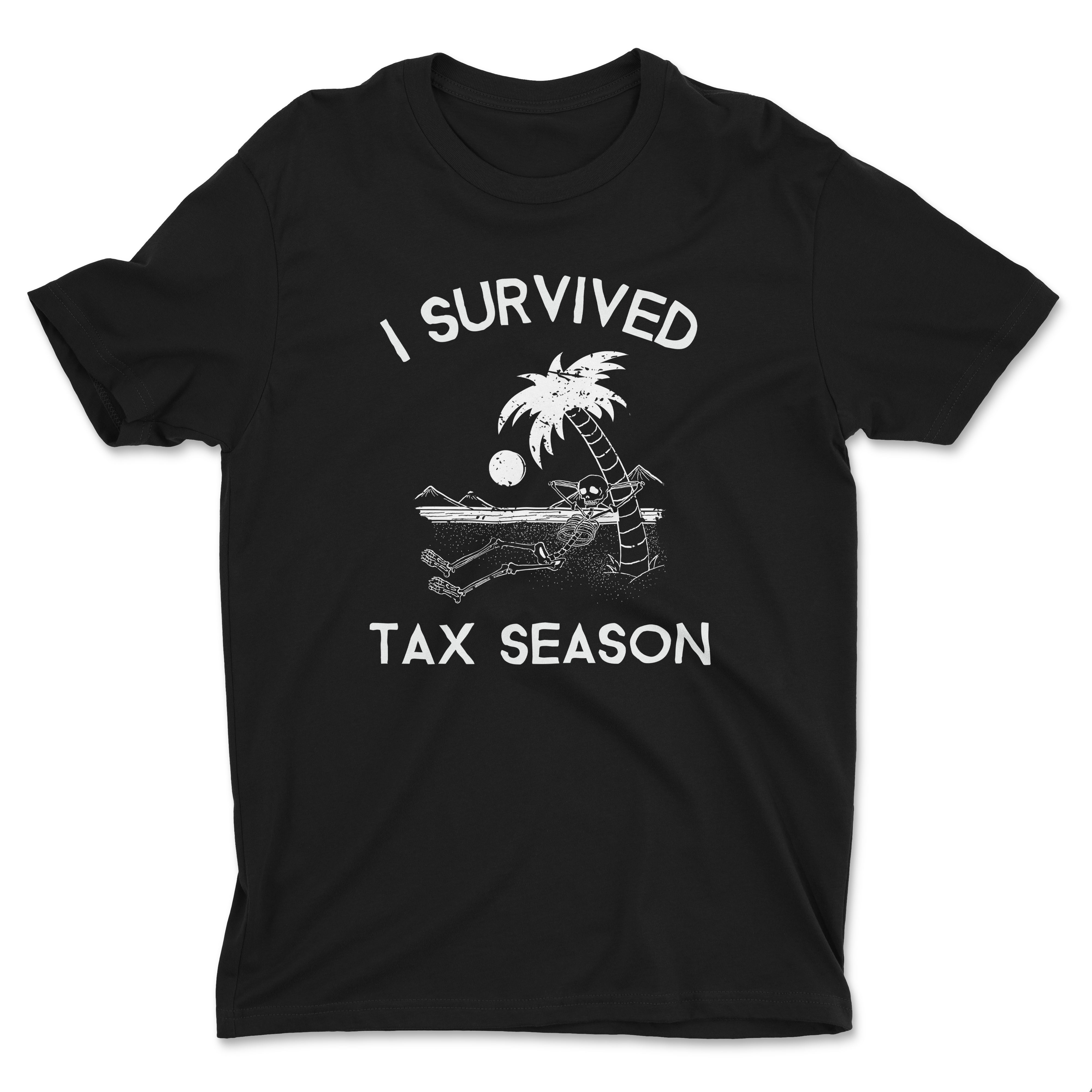 Funny Accounting TShirts I Survived Tax Season Tee