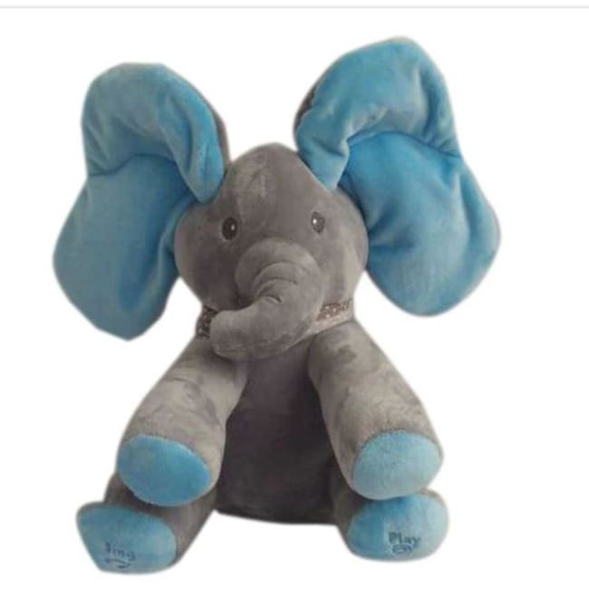 peek a boo animated singing elephant