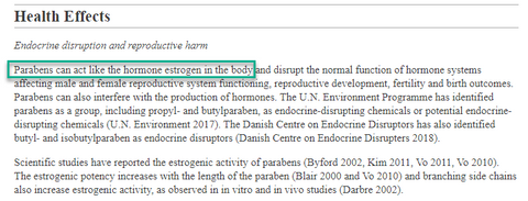 Parabens-can-act-like-the-hormones-estrogen-in-the-body