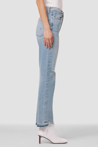 Jade High-Rise Straight Loose Fit Jean | Premium Italian Fabric