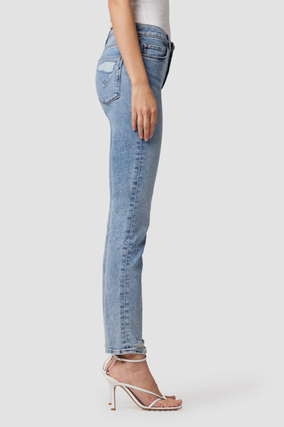 Nico Mid-Rise Straight Ankle Jean | Premium Italian Fabric