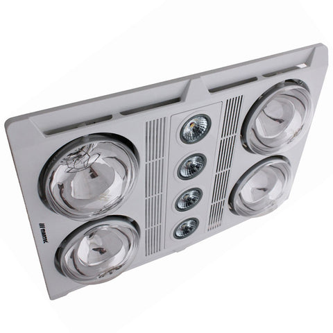 Profile plus 4-3in1 Bathroom fan silver