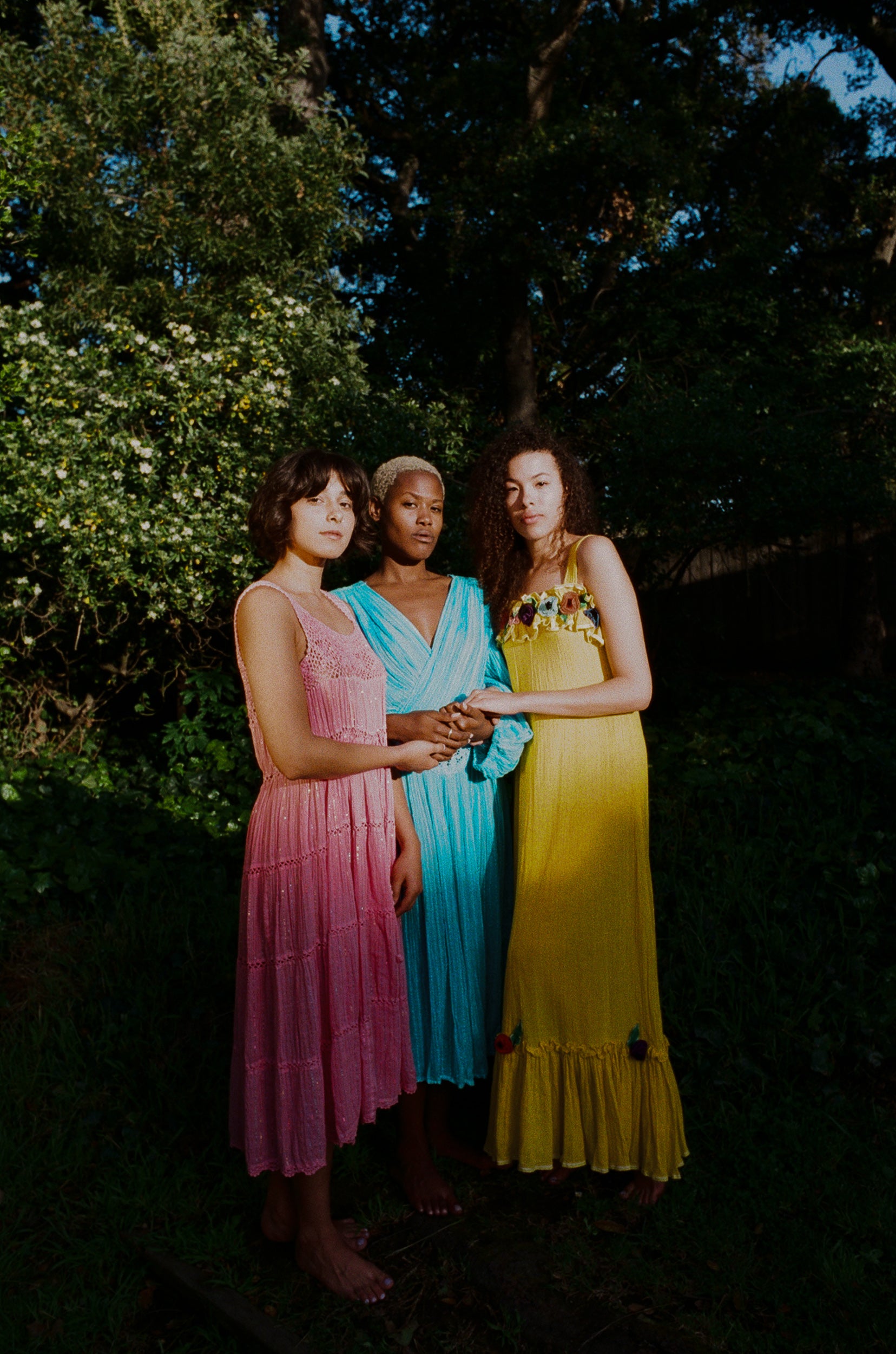 Queens in Empress Vintage, shot by Laila Bahman and styled by Janina Angel Bath for Empress Vintage.