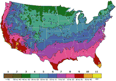 USDA Growing Zones