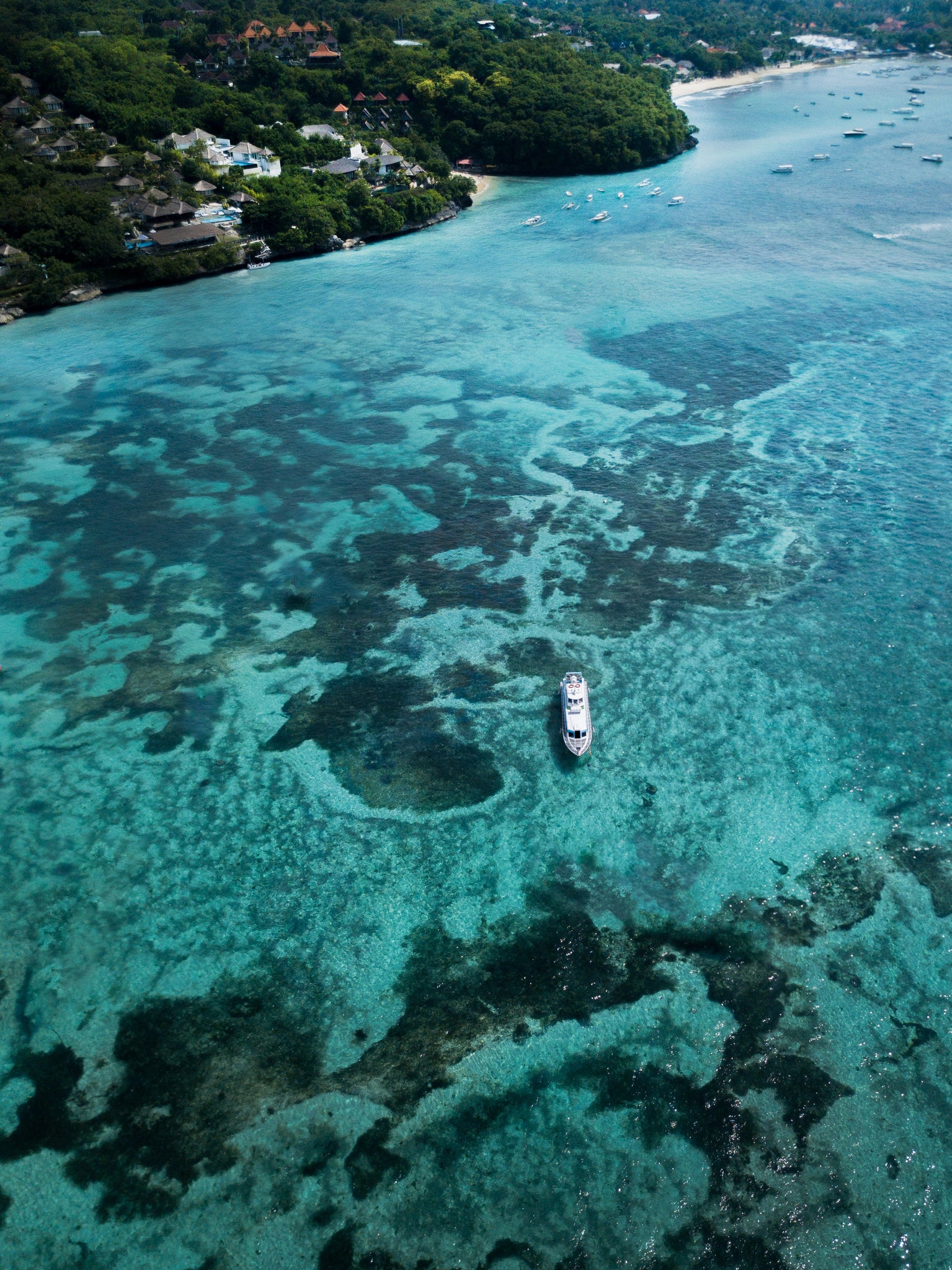 boat with beautiful views around