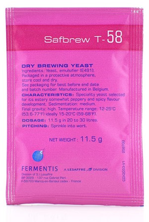 Safale T-58 11.5 g Sachet