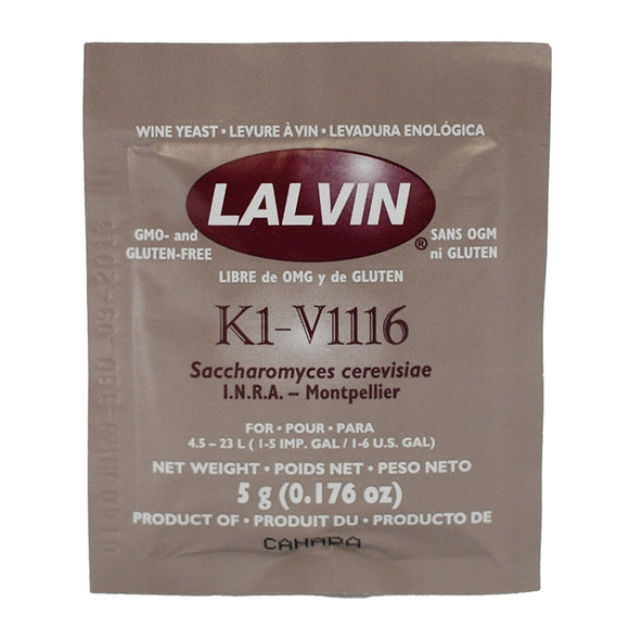 Lalvin ICV K1-V1116 dry yeast