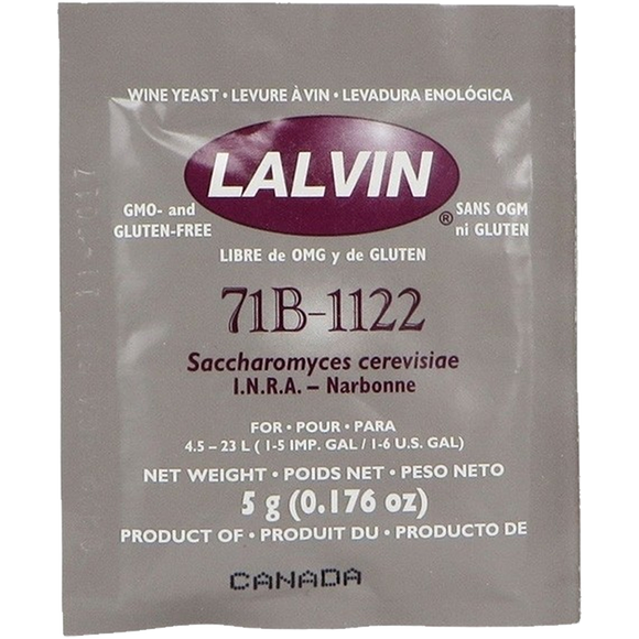 Lalvin 71B dry yeast