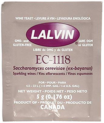 Lalvin EC-1118 dry yeast