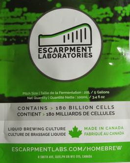 Escarpment Labs 2020 Cider Blend Kveik yeast, 125ml