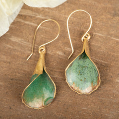 Jennifer Walker, enamel earrings