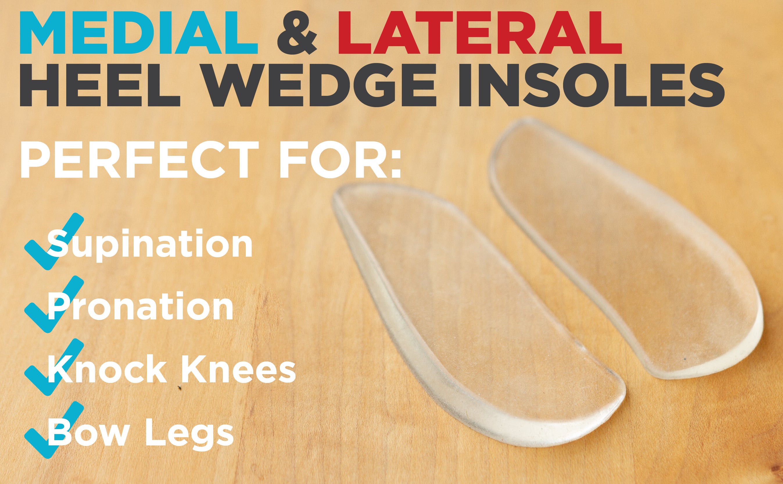 braceability medial and lateral shoe inserts are perfect for correcting supination and pronation