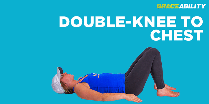 double-knee to chest stretch for muscle pain in your back