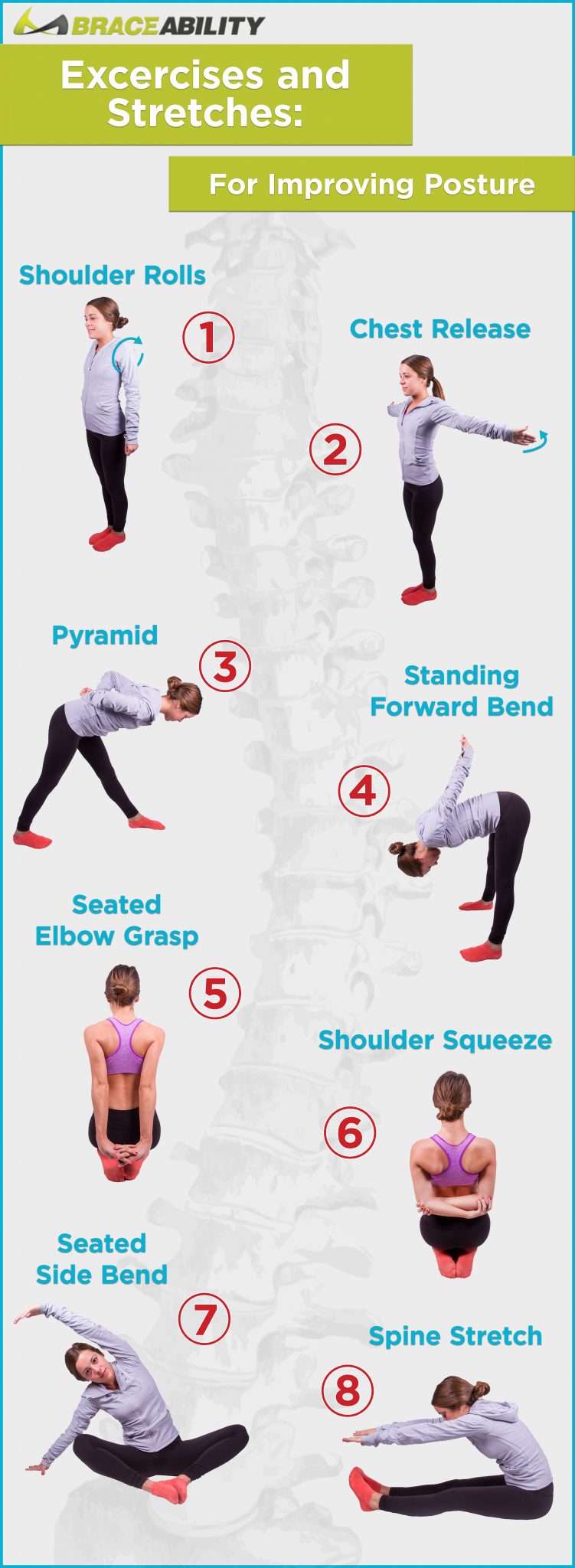 easy posture stretches and exercises for improving posture naturally