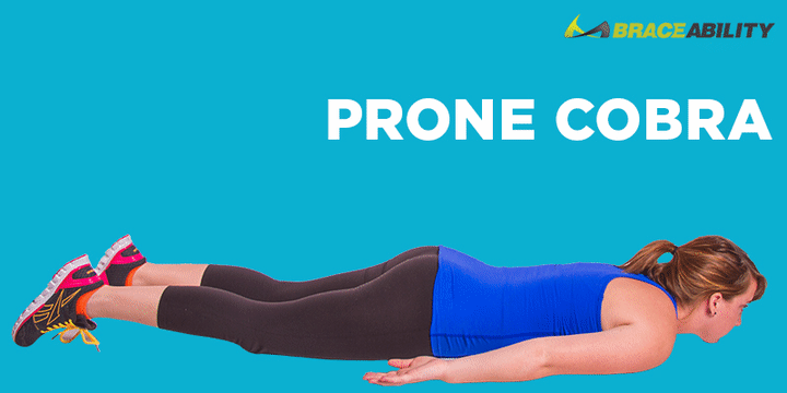 Prone cobra exercises to do for physical therapy in cervical spinal stenosis