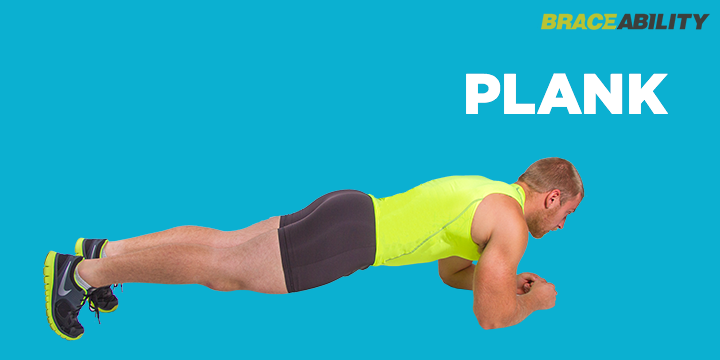 mens shoulder plank exercise to improve posture