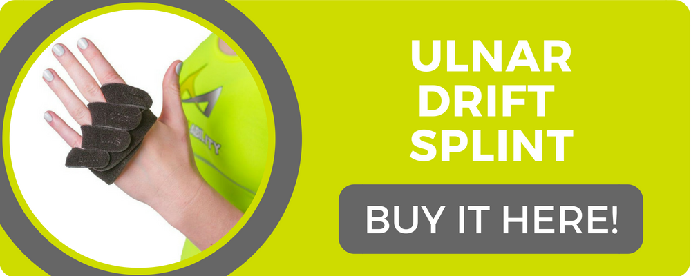 buy an ulnar drift splint for finger joint pain, swelling, and rheumatoid arthritis