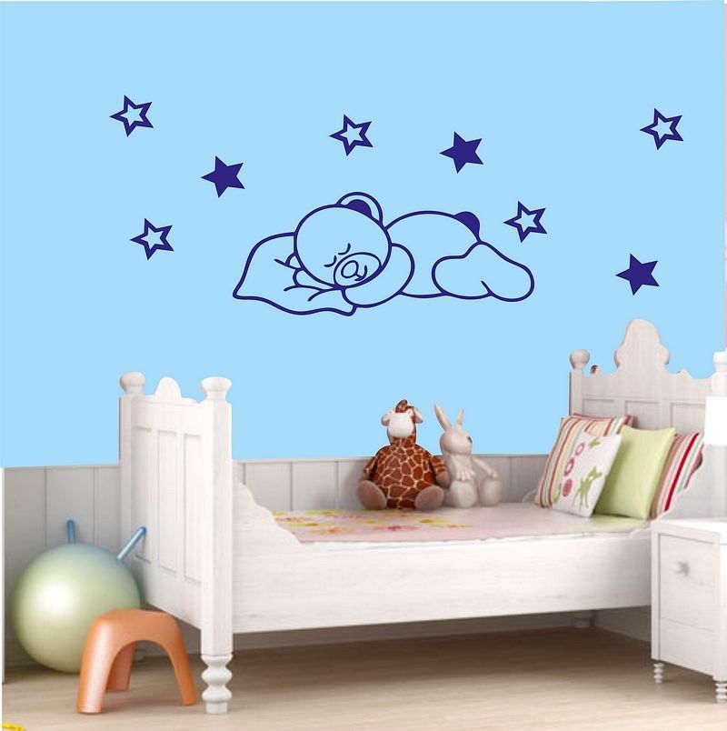 cartoon wall stickers bedroom