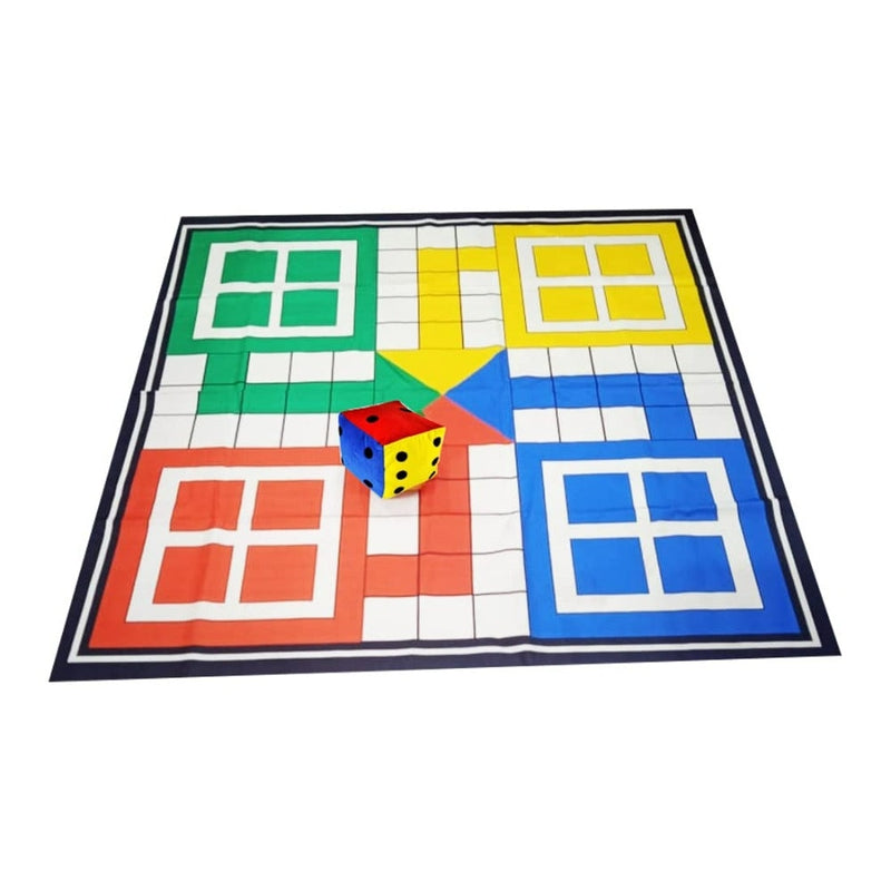 Buy Foldable Ludo Board Game Big Size Floor Play Mat 4 X 4 Feet ...