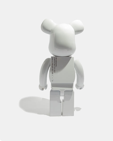 Bearbrick 1st Model White Chrome 1000% – atmos USA