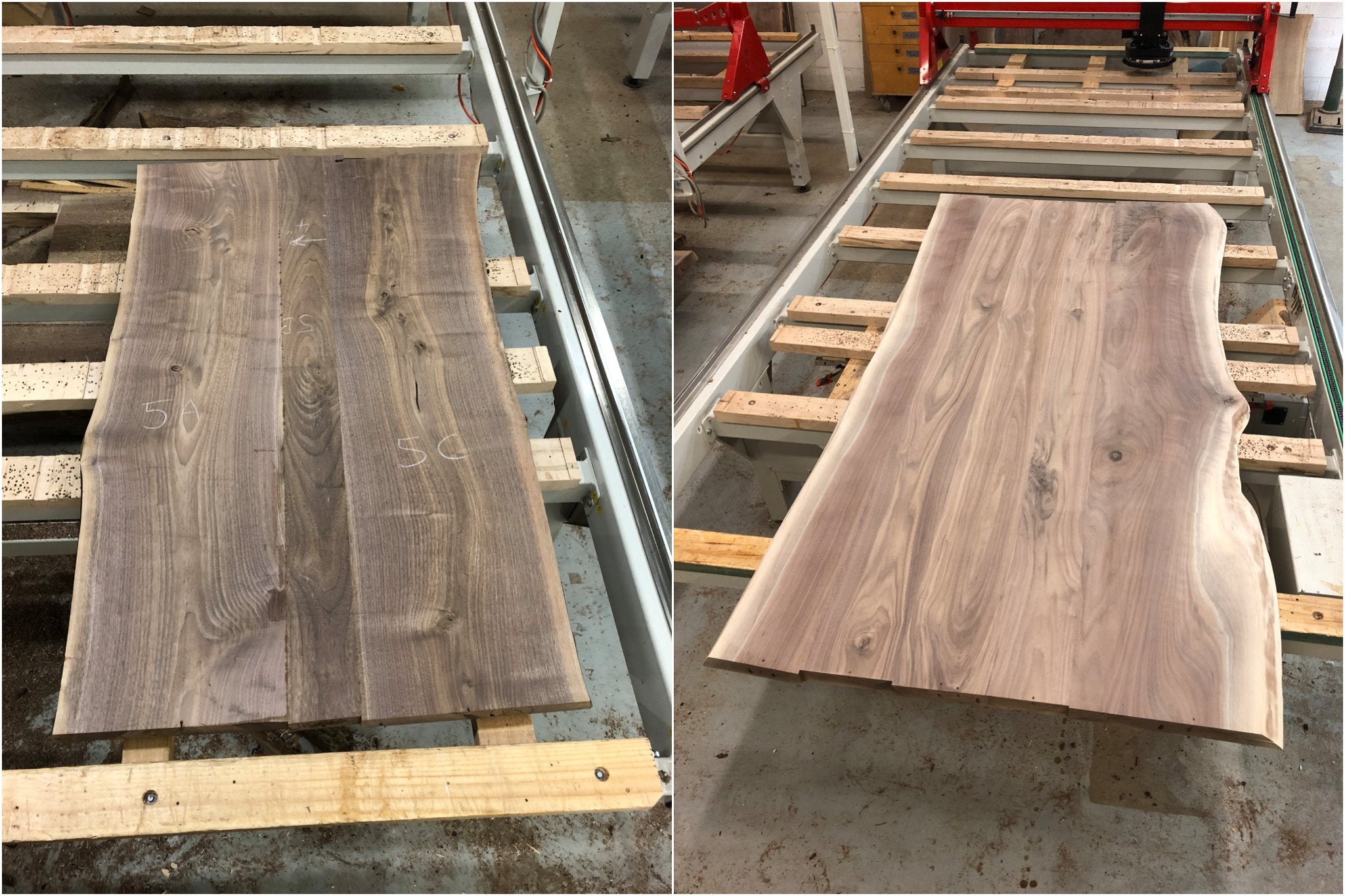 flatten river table in Ottawa at KJP Select Hardwoods