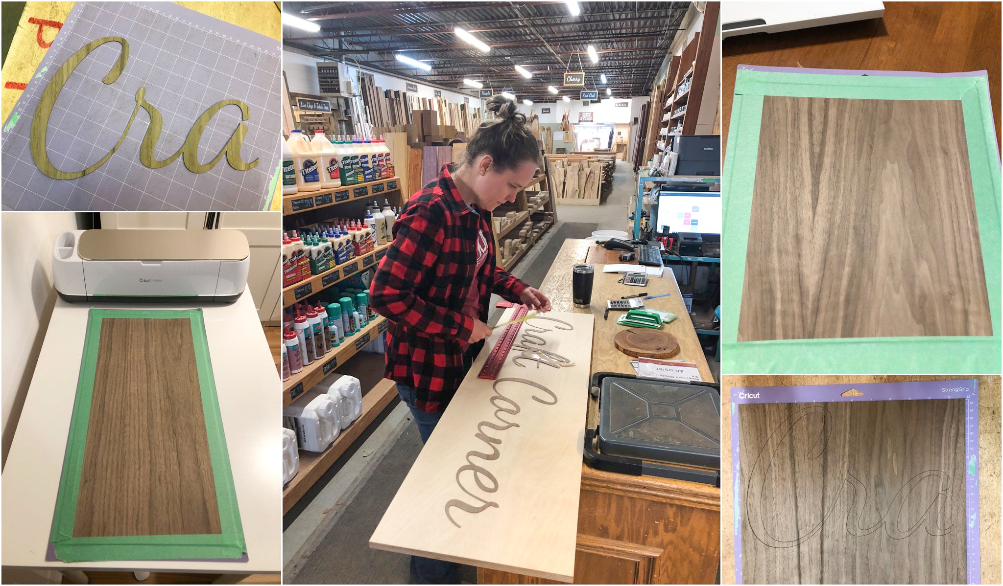 How to use wood veneers for the Cricut