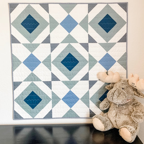 Noughts and Crosses Quilt Pattern by Julie Burton of Running Stitch Quilts