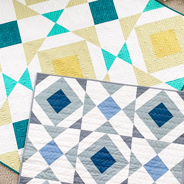 Noughts and Crosses Quilt Pattern by Julie Burton of Running Stitch Quilts