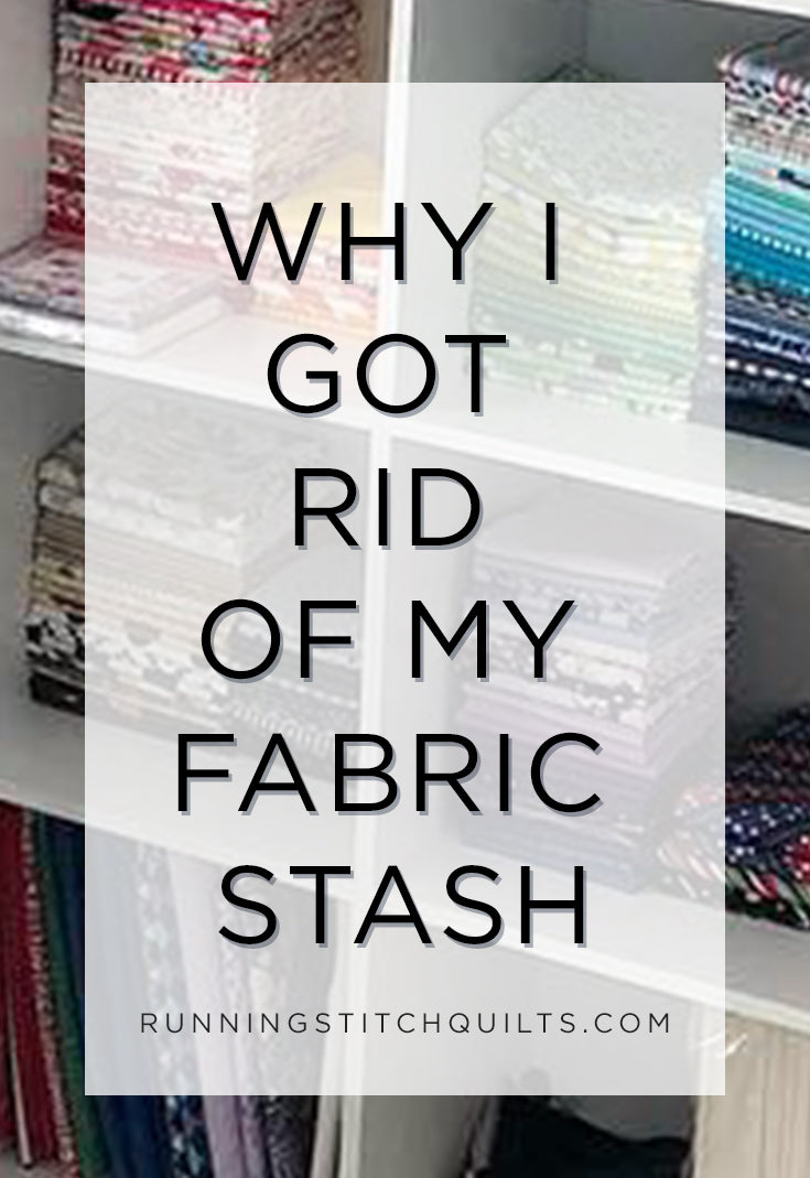 I used to collect fabrics because they are pretty, but then realized why I don't need a fabric stash after all!