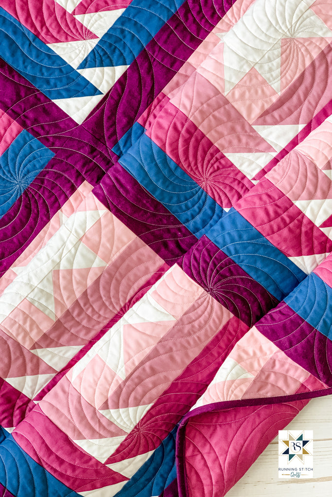 Mountain Valley Quilt by Julie Burton of Running Stitch Quilts