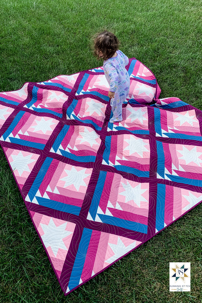 Mountain Valley Quilt by Julie Burton of Running Stitch Quilts