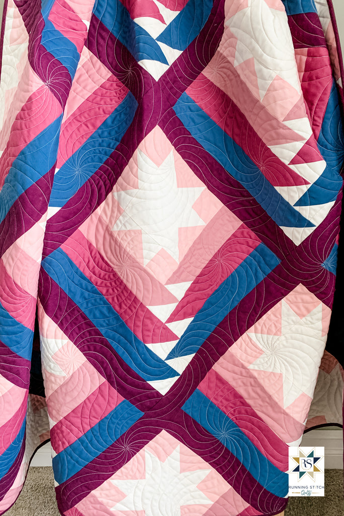 Mountain Valley Quilt by Julie Burton of Running Stitch Quilts