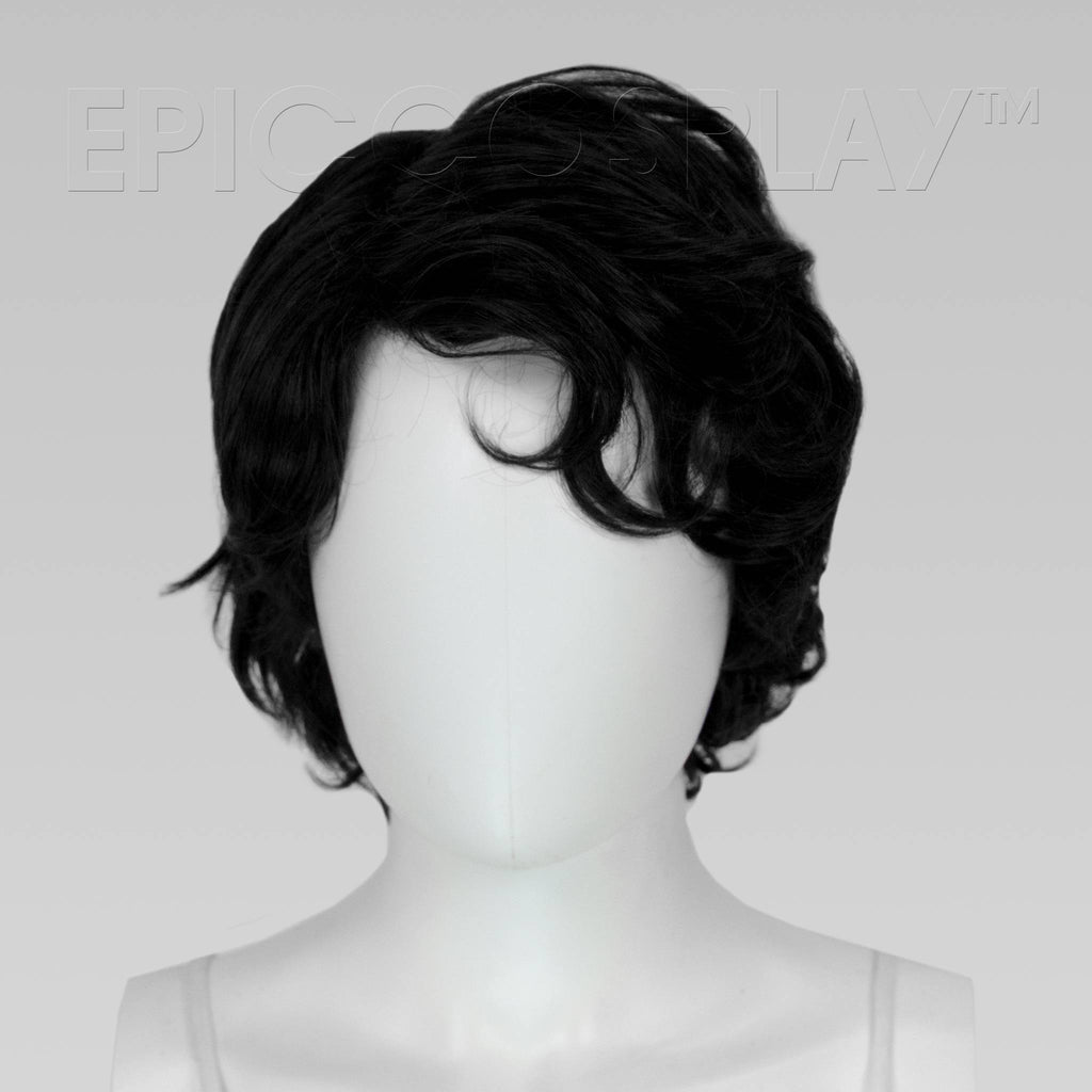 short black curly wig cosplay