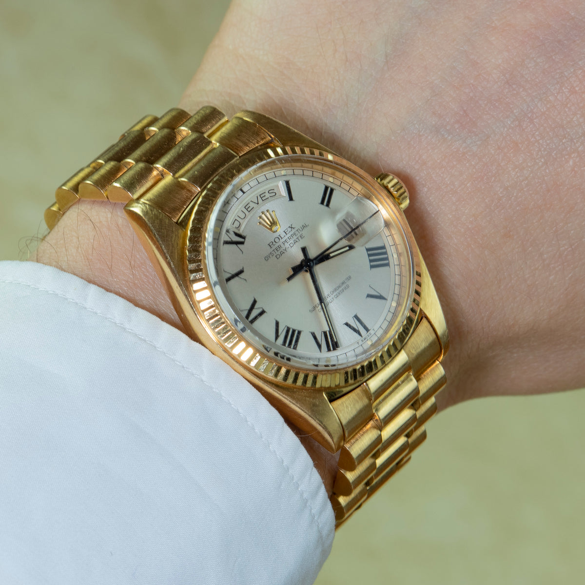 rolex day date buckley dial