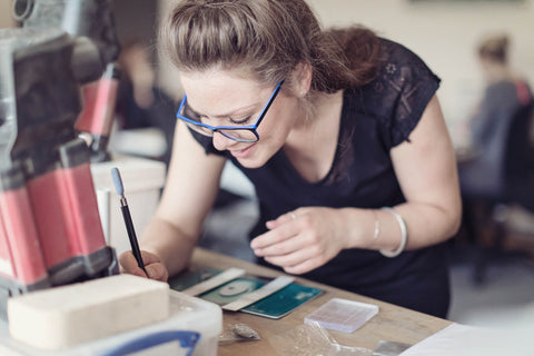 Creating Handprint Jewellery 