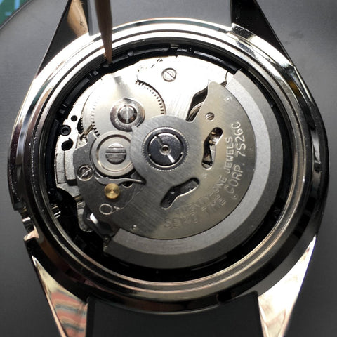 Putting the movement back into the case - [TUTORIAL] How To Modify Your SEIKO Watch - Dial and Hands by Lucius Atelier
