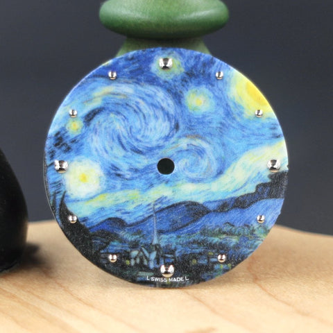 Luminous The Starry Night Dial (No Date) - 100% Swiss Super-LumiNova BGW9 SEIKO Mod Dial by Lucius Atelier