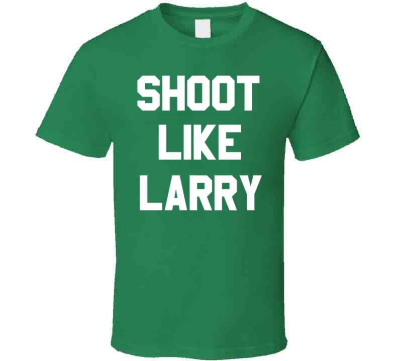 larry bird shooting shirt