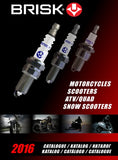 Brisk Spark Plugs for motor bikes, scooters, atv, quads racing