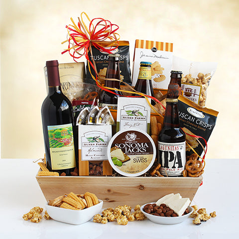 California Wine and Craft Beer Basket