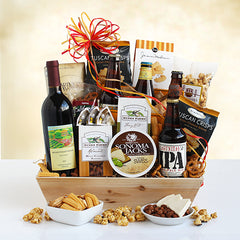 California Wine and Craft Beer Gift Basket
