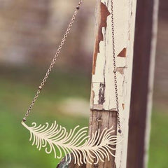 Feather Duster Necklace