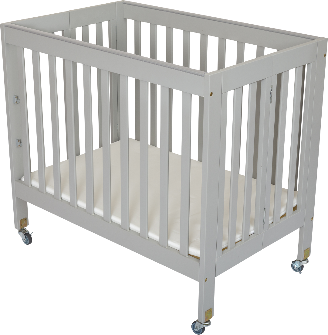 Fizzy 3 Level (Flat) Portable Crib + Free 3" Mattress