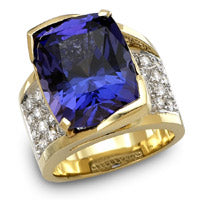 tanzanite gemstone ring