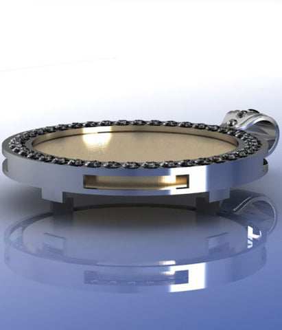 Rapid Prototype Jewelry- Coin Frame